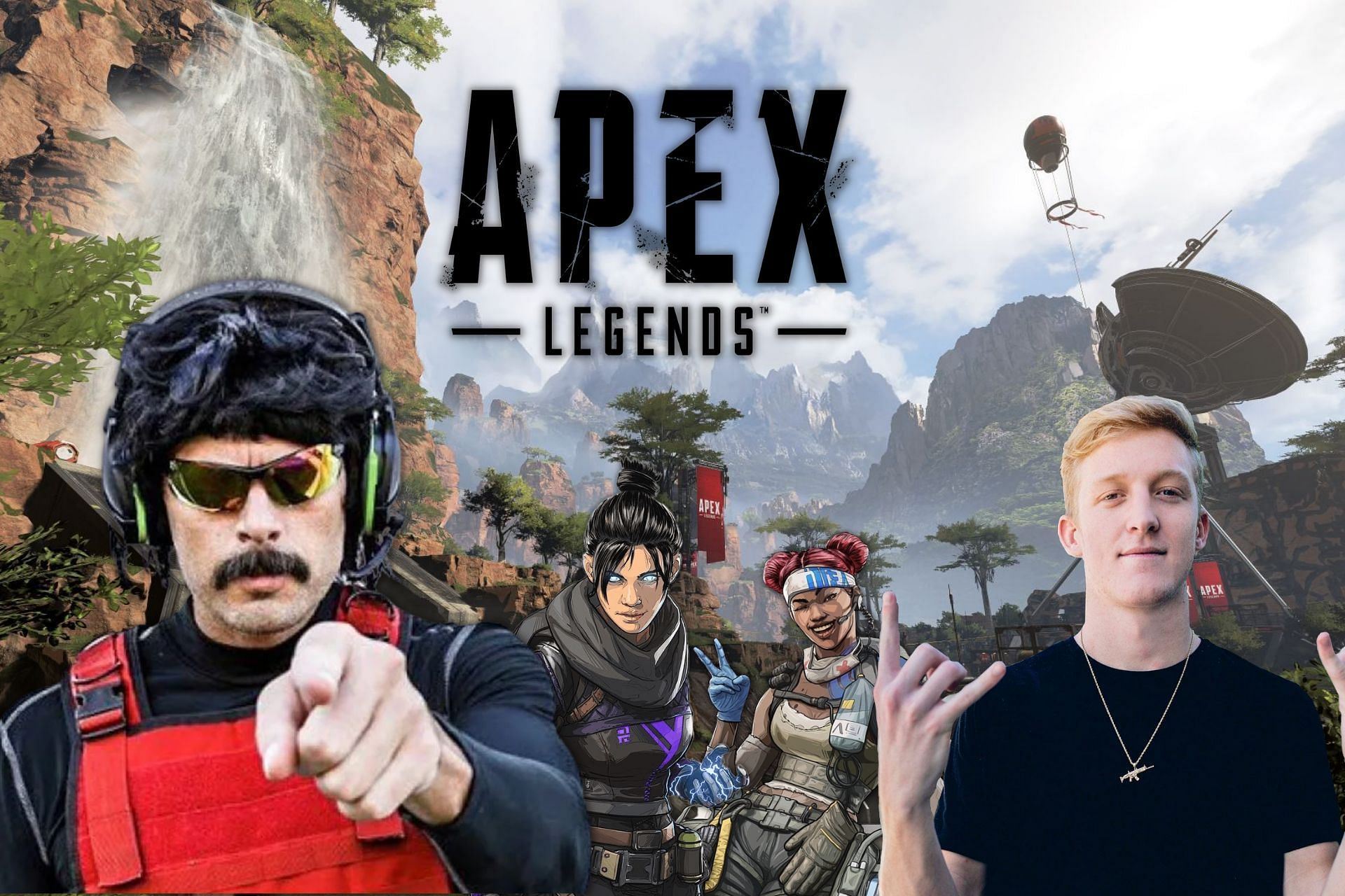 Dr DisRespect has issued a cahllenge in Apex Legends to Tfue (Image via Sportskeeda)