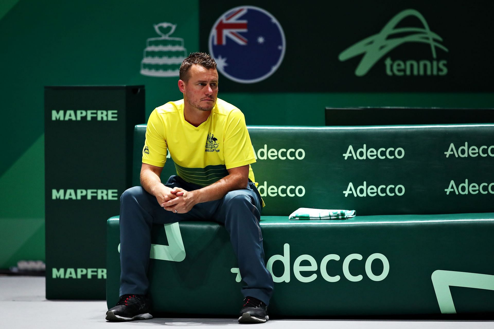 Lleyton Hewitt at the 2019 Davis Cup Finals