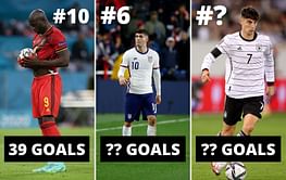 Ranking the 10 national teams that scored the most goals in 2021