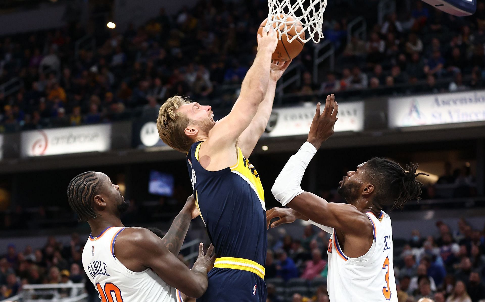 The New York Knicks lost to the Indiana Pacers on Wednesday.