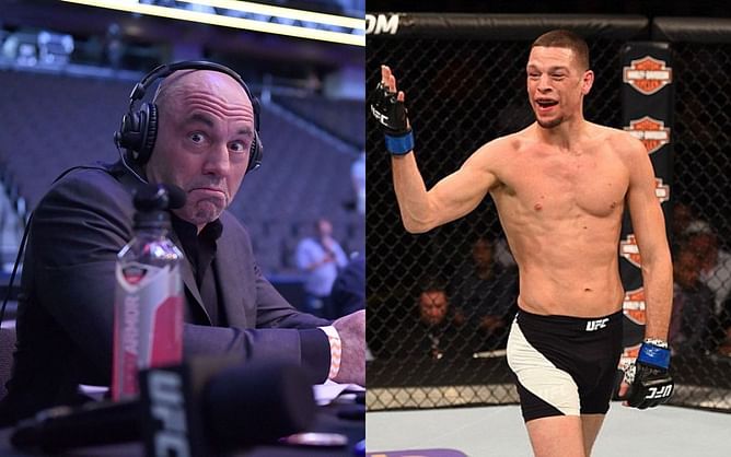 "That was the best beating anybody ever put on Nate" - Joe Rogan reveals the only UFC fighter who 'legitimately' beat Nate Diaz