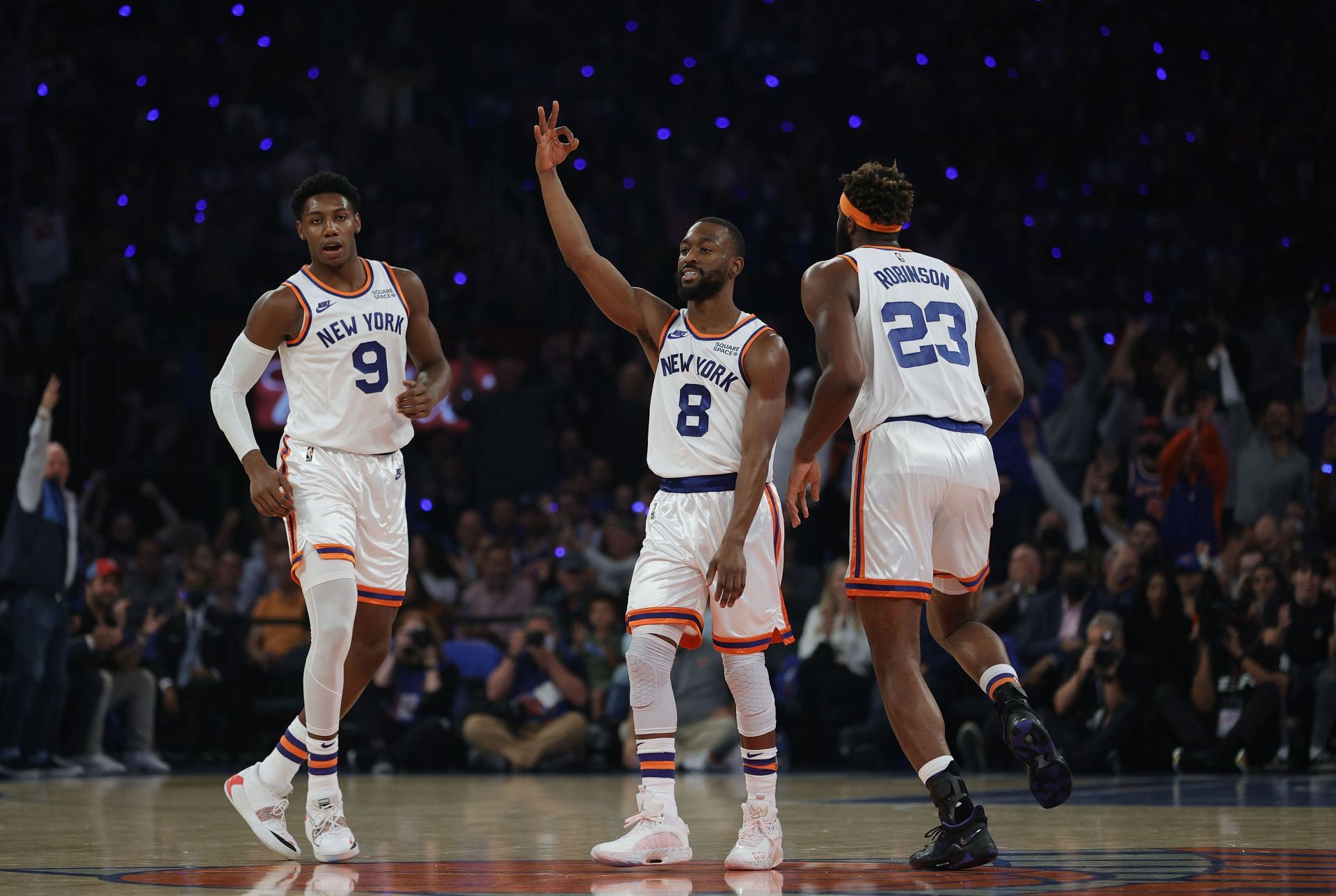 Mitchell Robinson in action for the New York Knicks