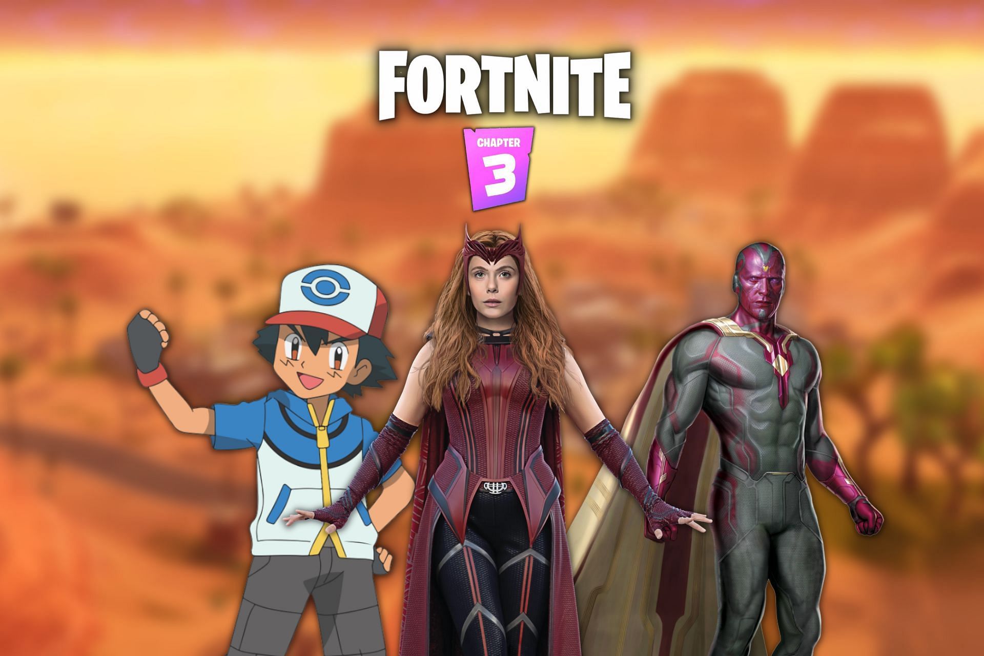 Popular Fortnite Chapter 3 collabs from the community (Image via Sportskeeda)