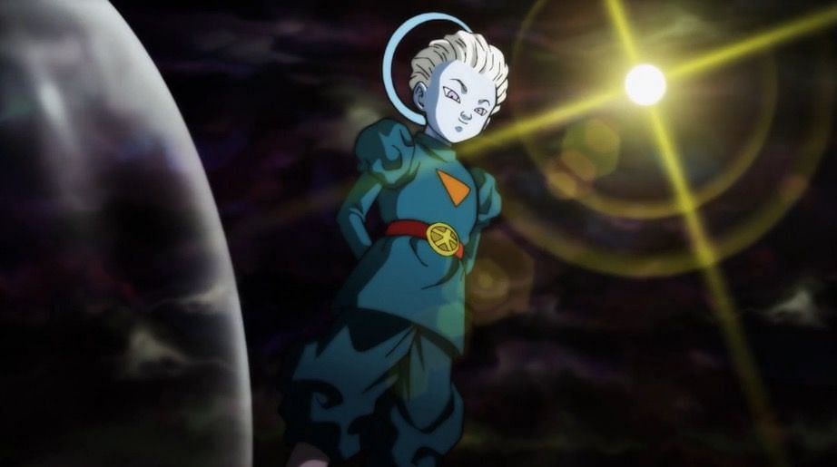 The Grand Priest seen smirking in Dragon Ball Super. (Image via Toei Animation)