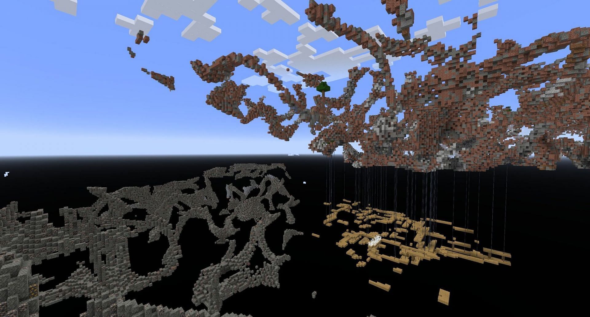 Ore veins in Minecraft 1.18 update (Image via Minecraft Wiki)
