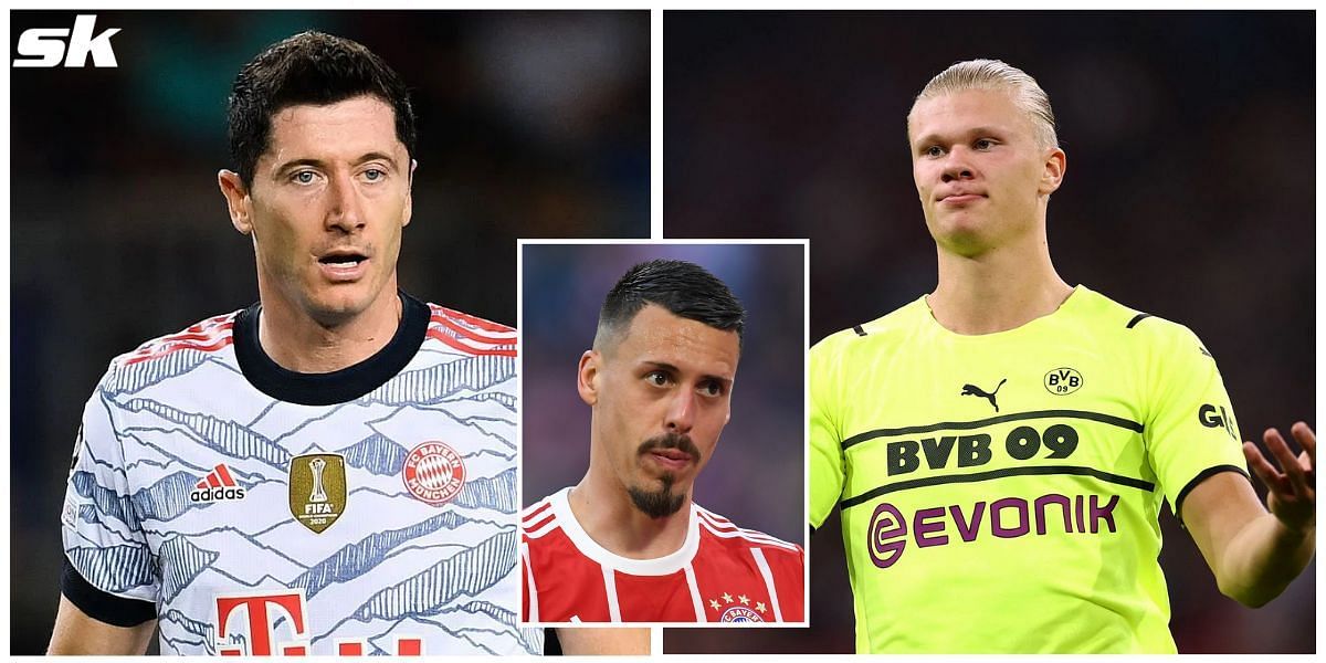 Bundesliga superstars Robert Lewandowski and Erling Haaland.