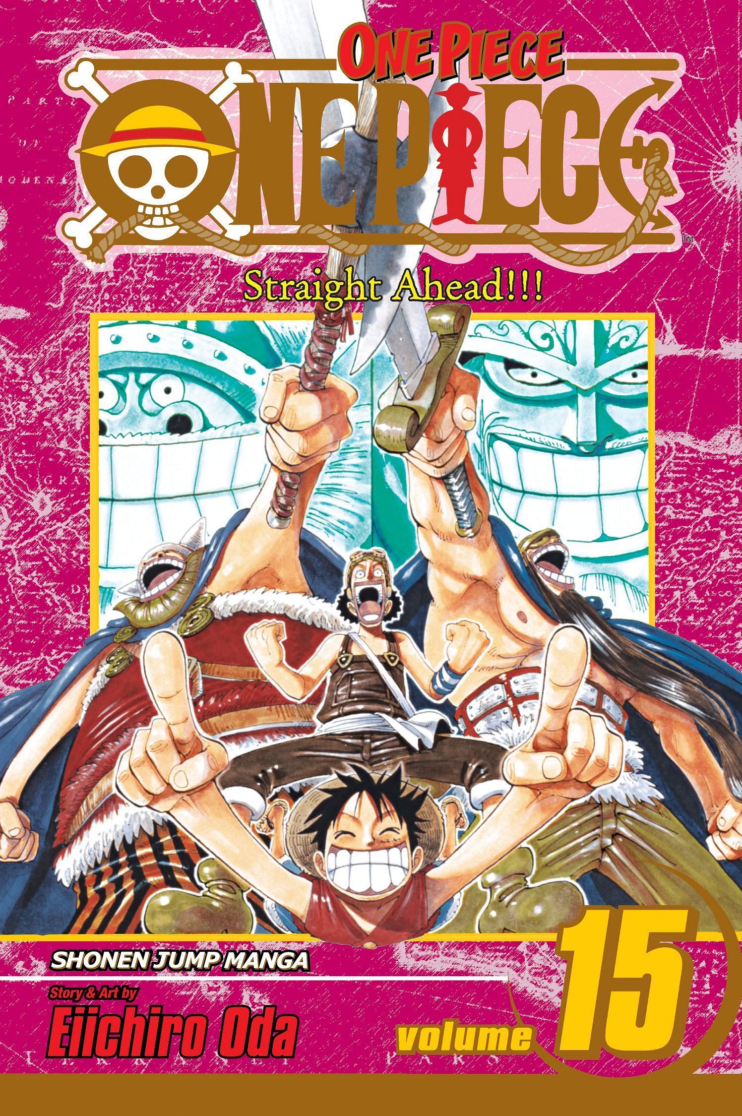 The cover art for One Piece Volume 15 (Image via Shueisha)