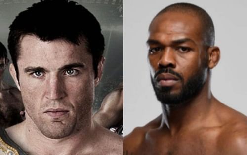 Chael Sonnen (left), Jon Jones (right) [Images courtesy of @JonnyBones on Twitter, @Sonnench on Instagram]