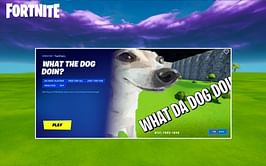 "What the Dog Doin": The Fortnite glitch that turned the game into a memefest