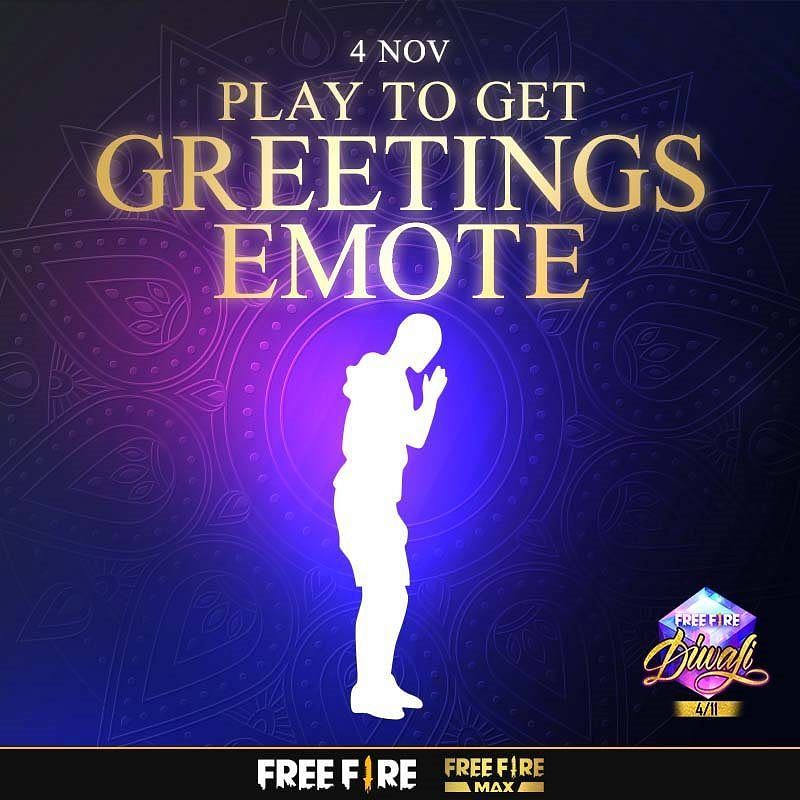 Free Fire&rsquo;s Play to Get Greetings emote
