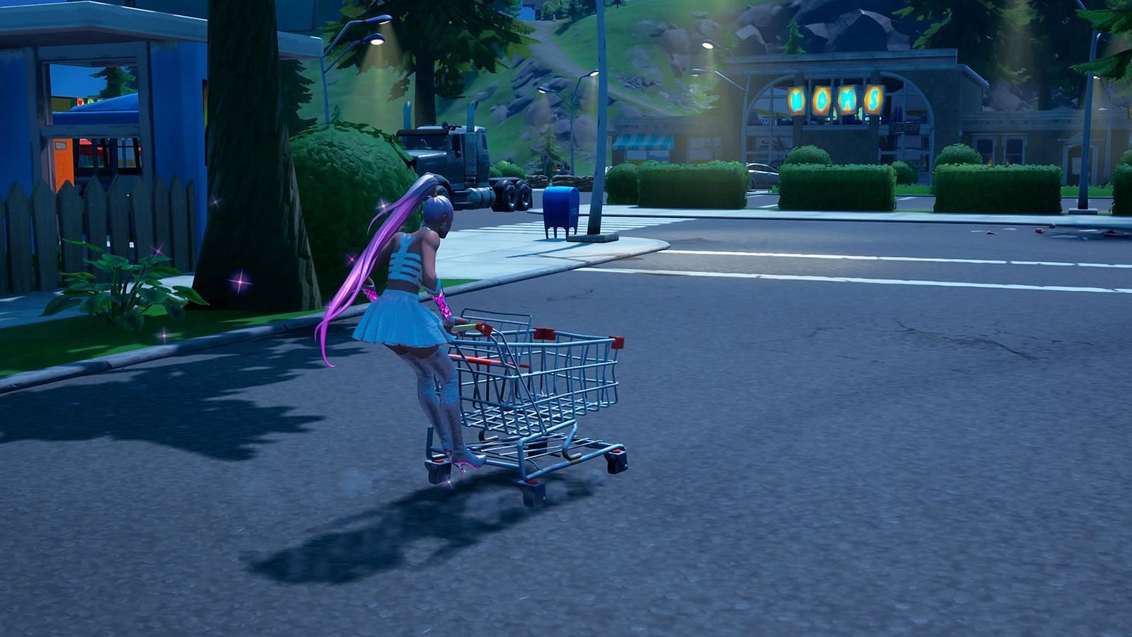 Shopping Carts in Fortnite Chapter 2 Season 8 (Image via Epic Games)