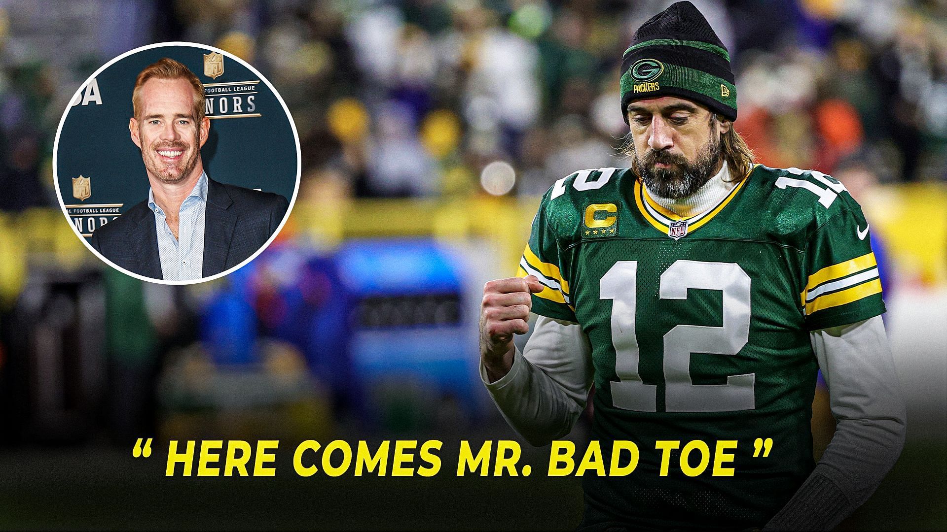 Joe Buck took a light-hearted jab at Aaron Rodgers during the Packers vs. Rams game