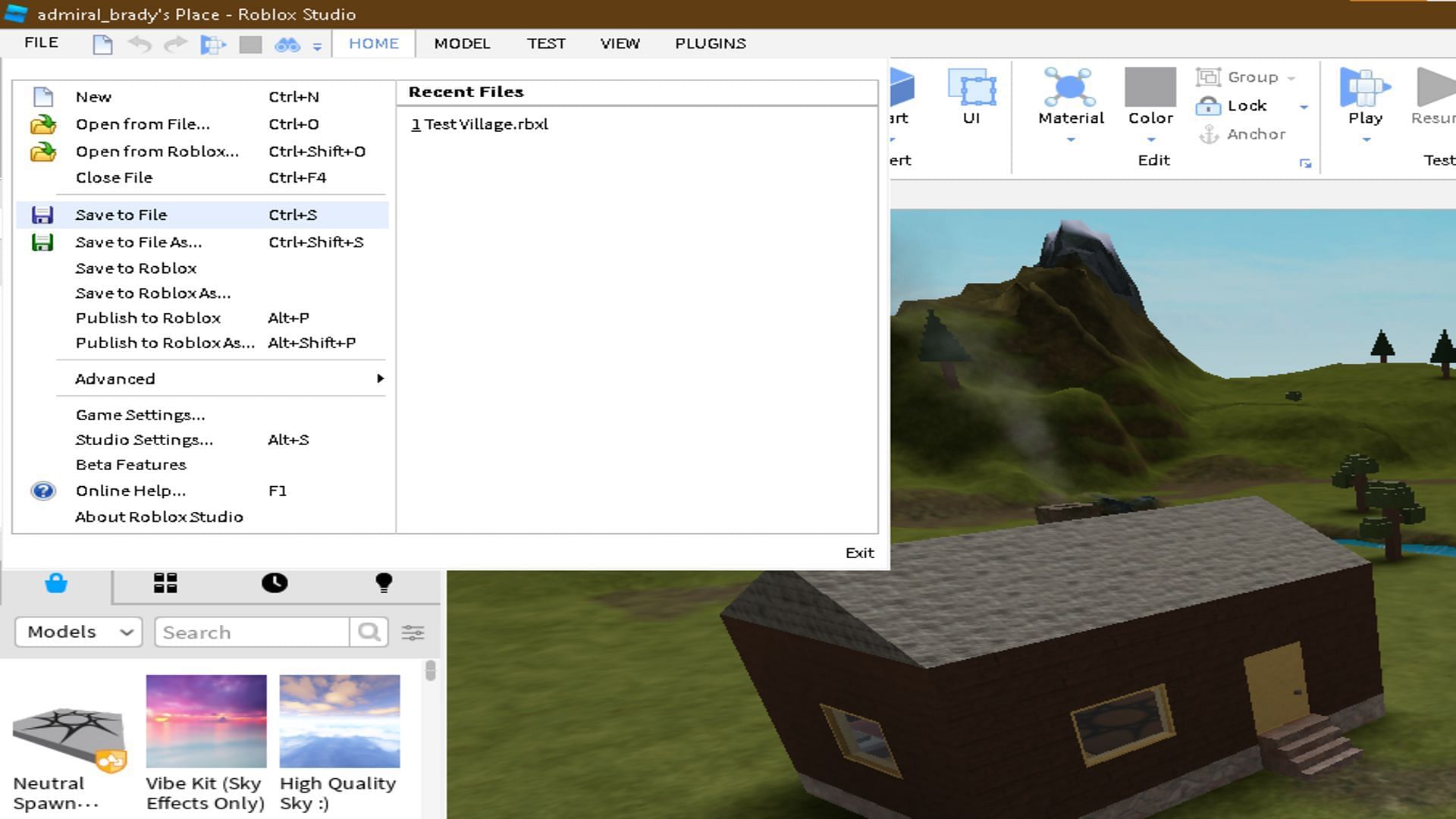 Find an uncopylocked game and save it (Image via Roblox)