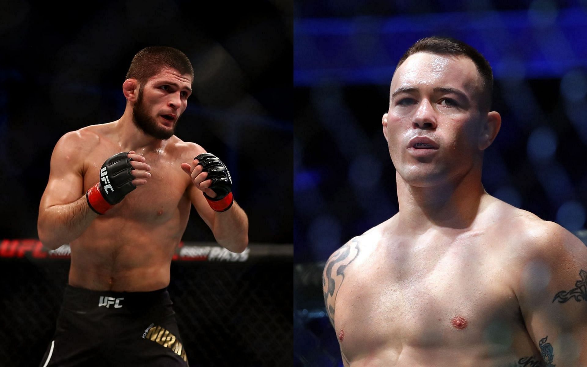 Colby Covington (right) has given his honest take on Khabib Nurmagomedov