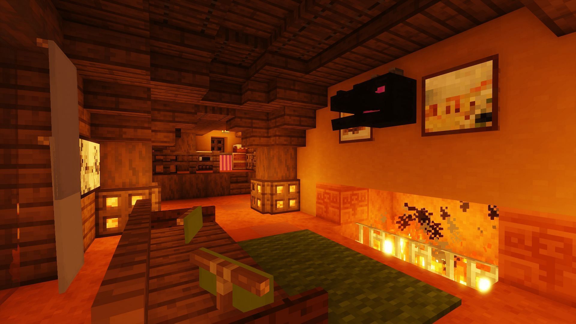 Fireplace in hobbit hole (Image via Reddit)