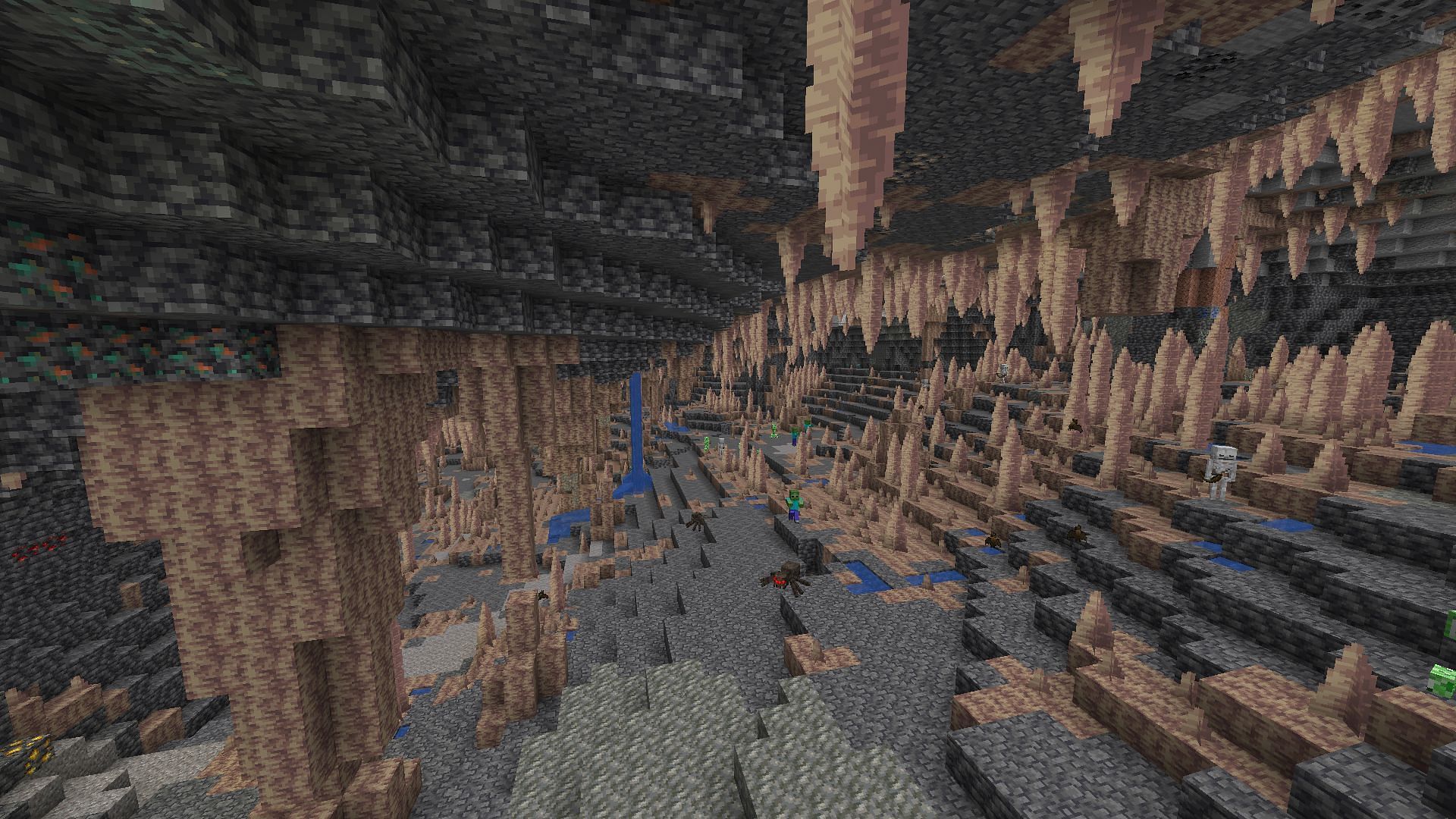 Dripstone cave in Minecraft 1.18 (Image via Minecraft)
