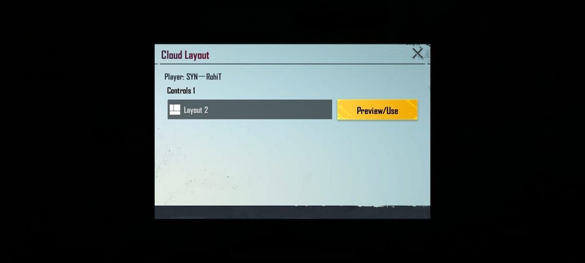 Control code settings in BGMI (Image via Krafton)