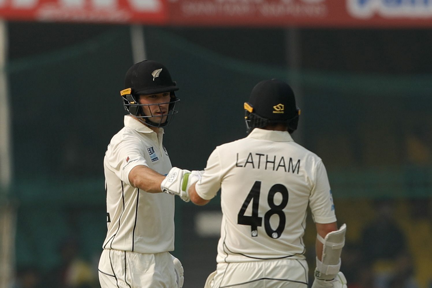 Tom Latham and Will Young put on a century stand