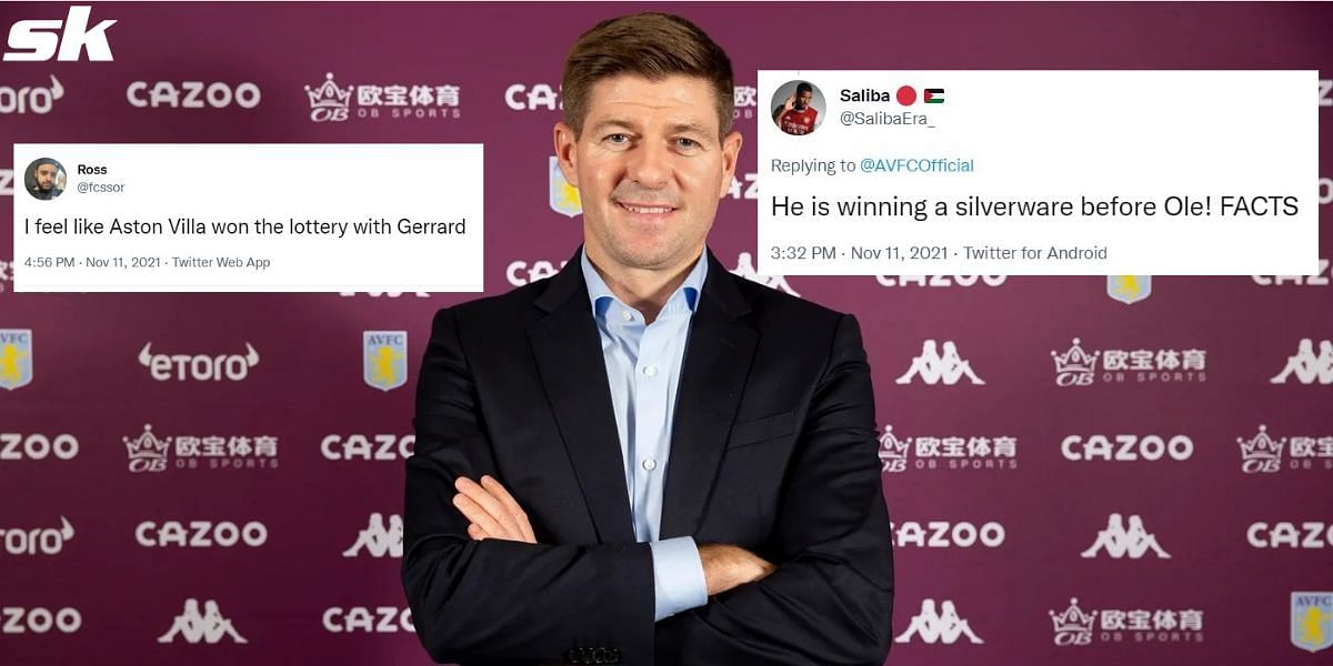 Aston Villa have unveiled Steven Gerrard as their new manager.