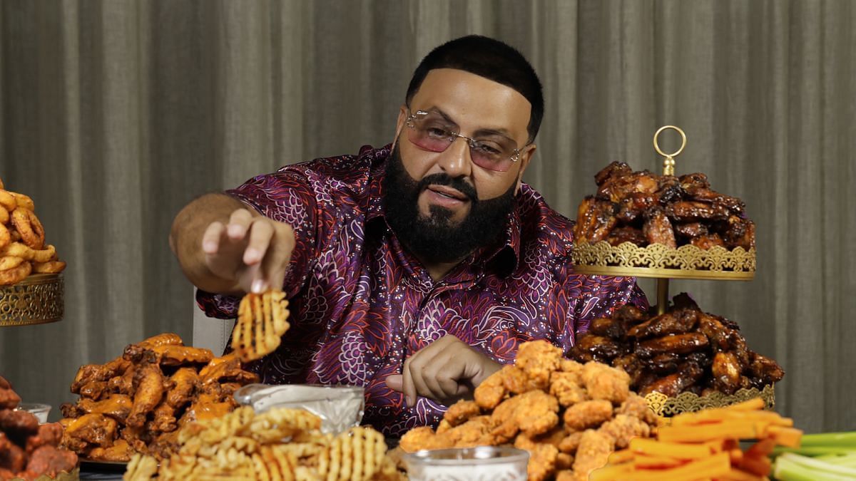 DJ Khaled in Another Wing&#039;s promo (Image via Reef Technology and Another Wing)