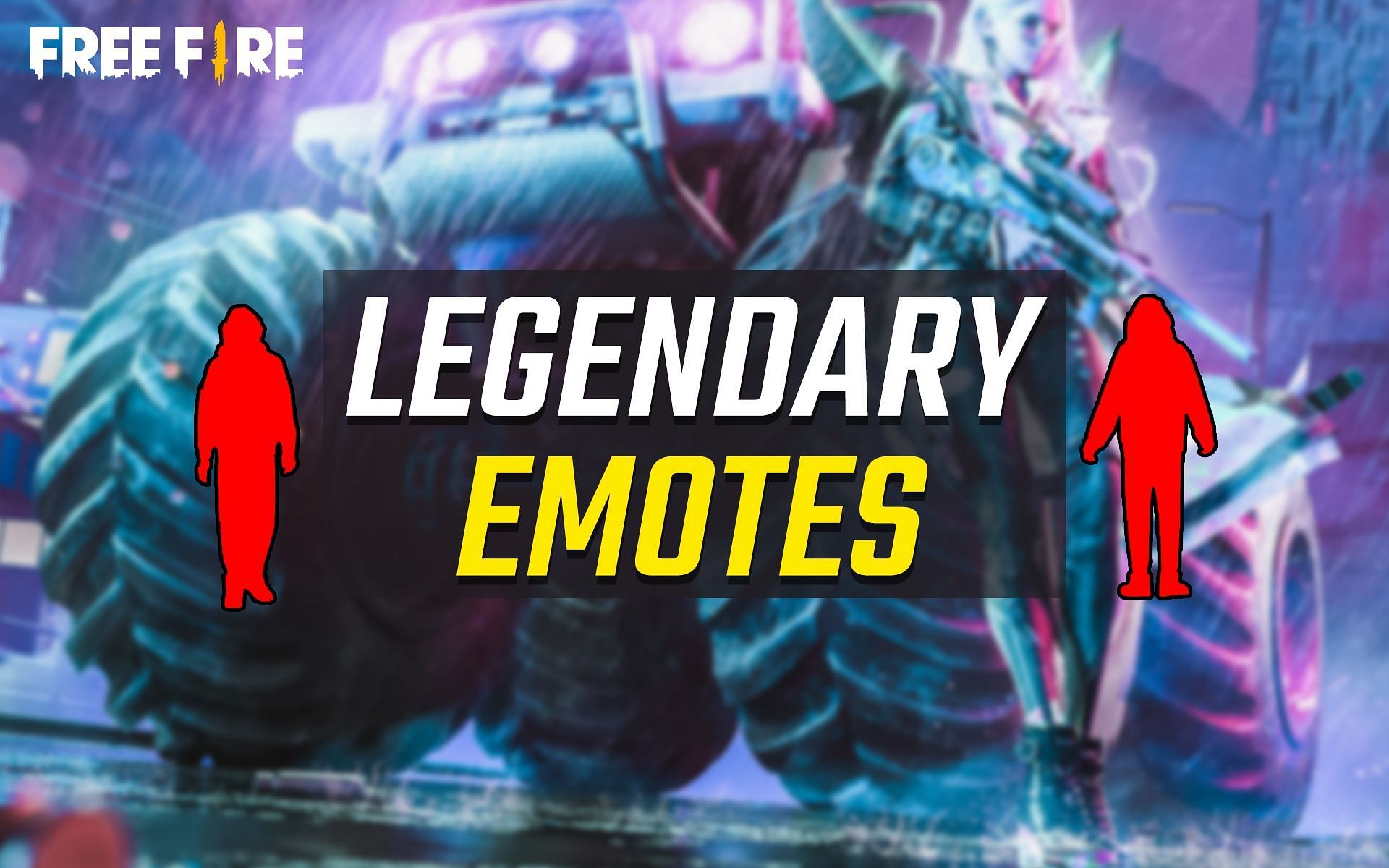 Some of the best Legendary emotes in Free Fire right now (Image via Sportskeeda)