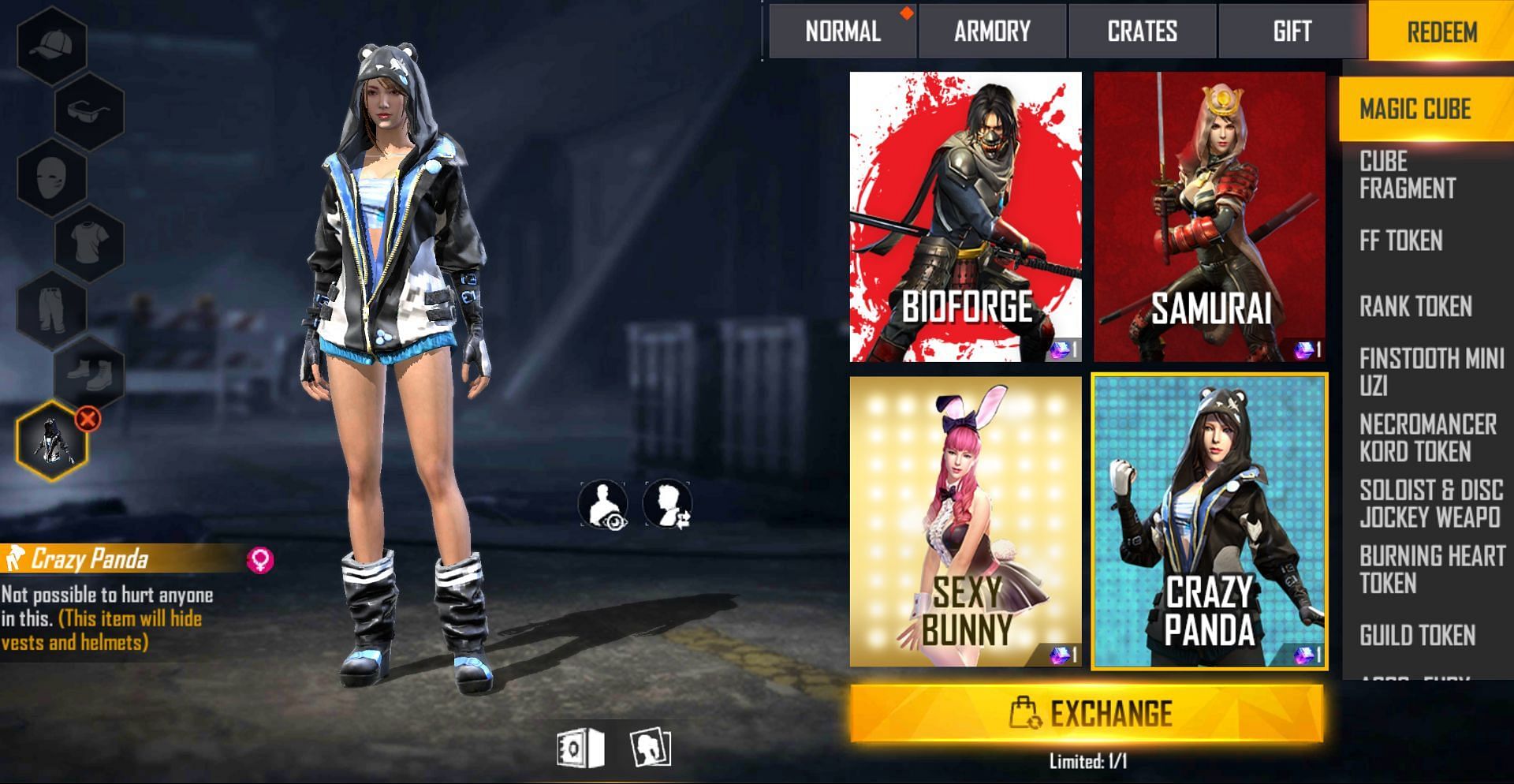 Crazy Panda Bundle is another incredible option for players (Image via Free Fire)