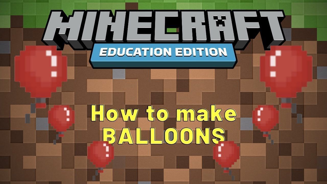 Balloons are somewhat resource-heavy compared to other items, but they&#039;re a lot of fun to use and place (Image via Mojang/YouTube user Xavi_2073)