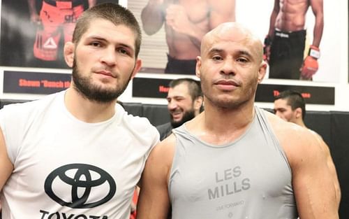 Khabib Nurmagomedov (left) & Ali Abdelaziz (right) [Image Credits- @aliabdelaziz000 on Instagram]