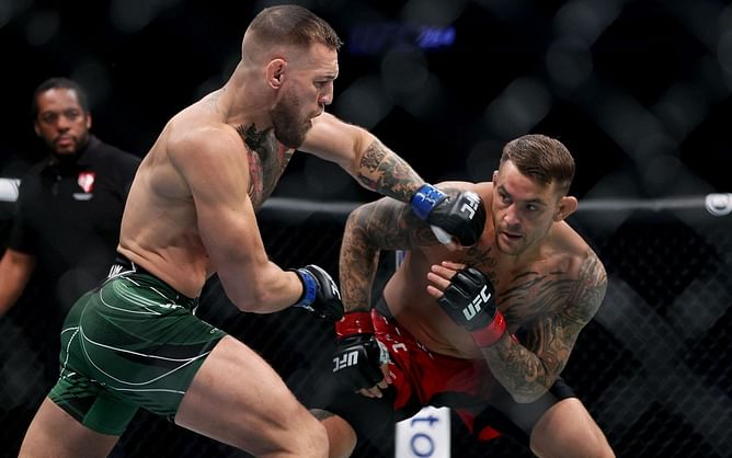 "He hooked the fence. I grabbed the glove"- Conor McGregor admits to illegal move in Dustin Poirier fight at UFC 264