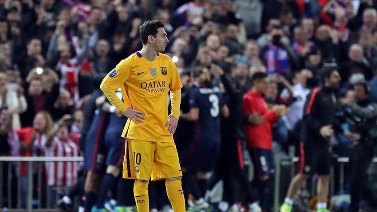 Barcelona&#039;s 2015-16 campaign threatened to implode with Messi&#039;s dip in form.
