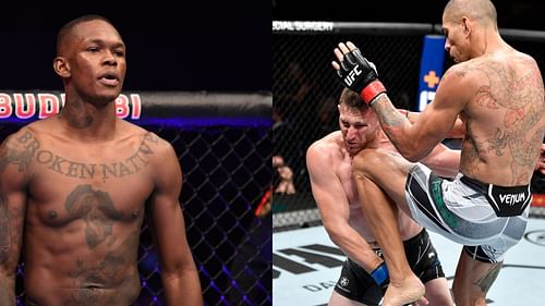 Israel Adesanya has reacted to Alex Pereira's win at UFC 268