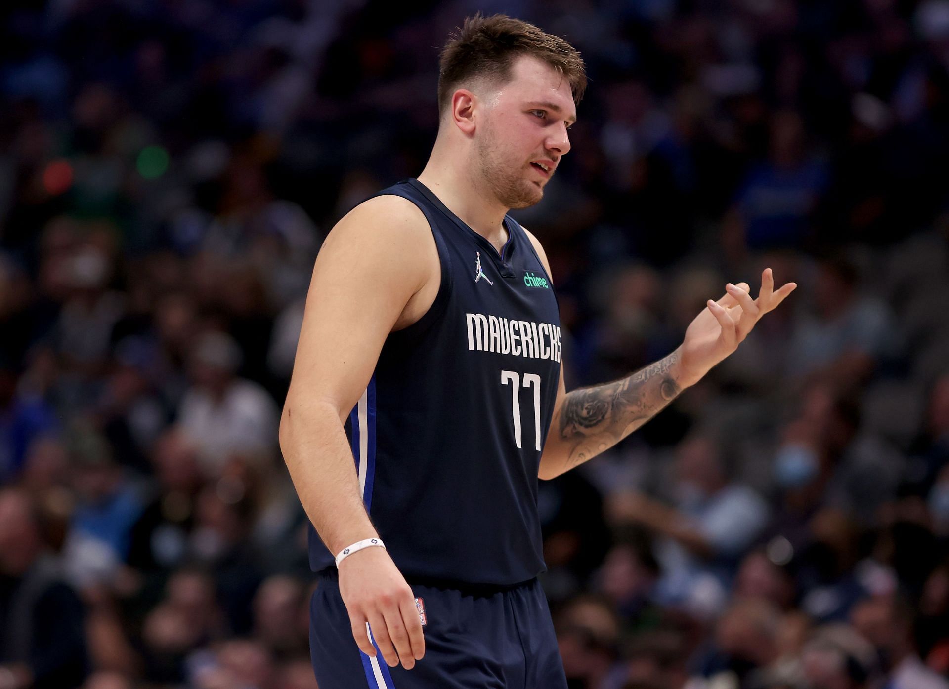 Luka Doncic of the Dallas Mavericks.