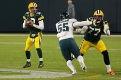 WATCH: "Y'all on that toe fetish s*it in here" - Packers O-lineman trolls media over Aaron Rodgers' toe injury