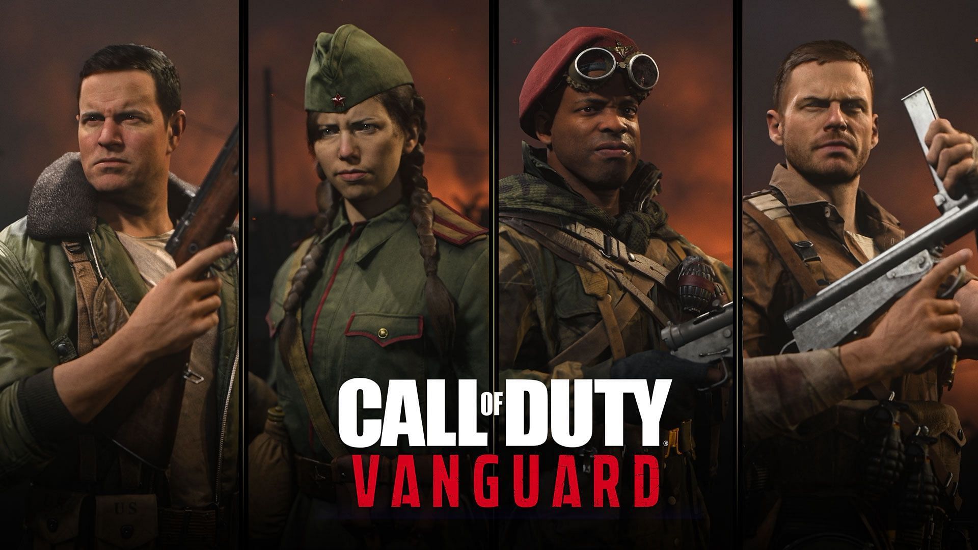 Call of Duty: Vanguard Operators. (Image via Activision)