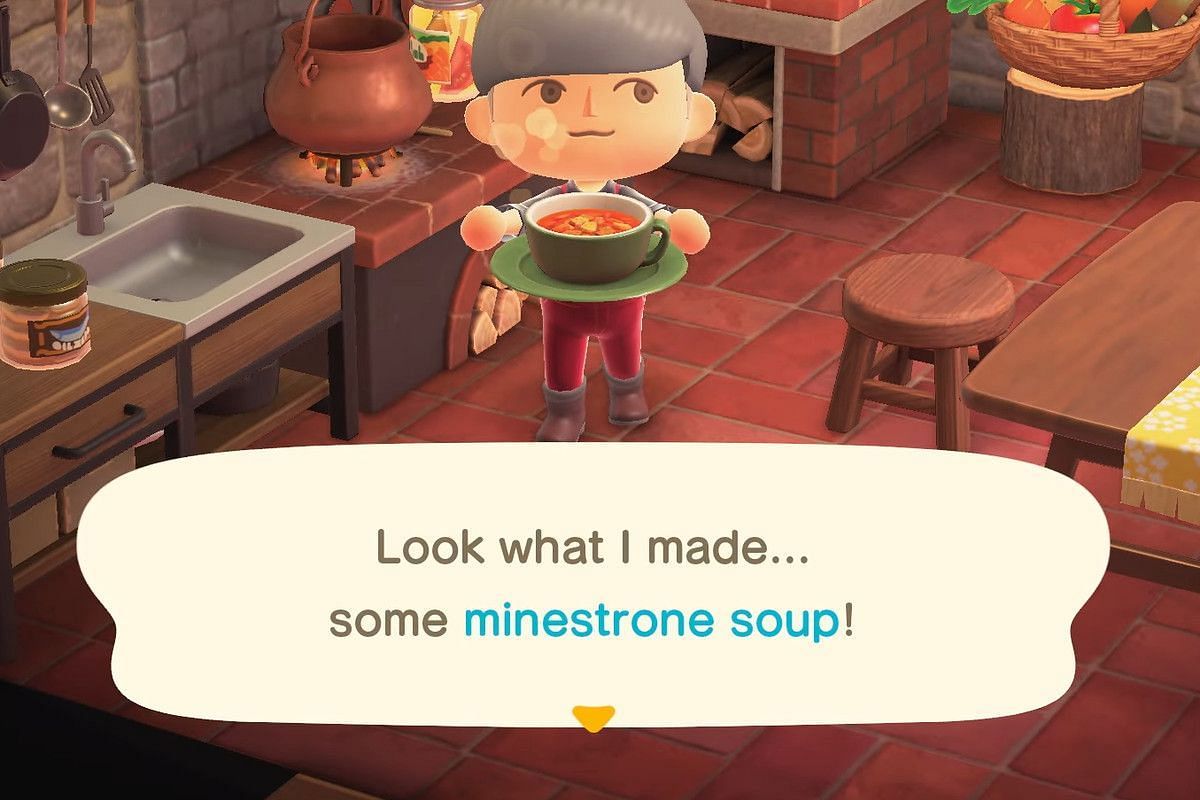 Cooking will be a Nook Miles achievement (Image via Nintendo)