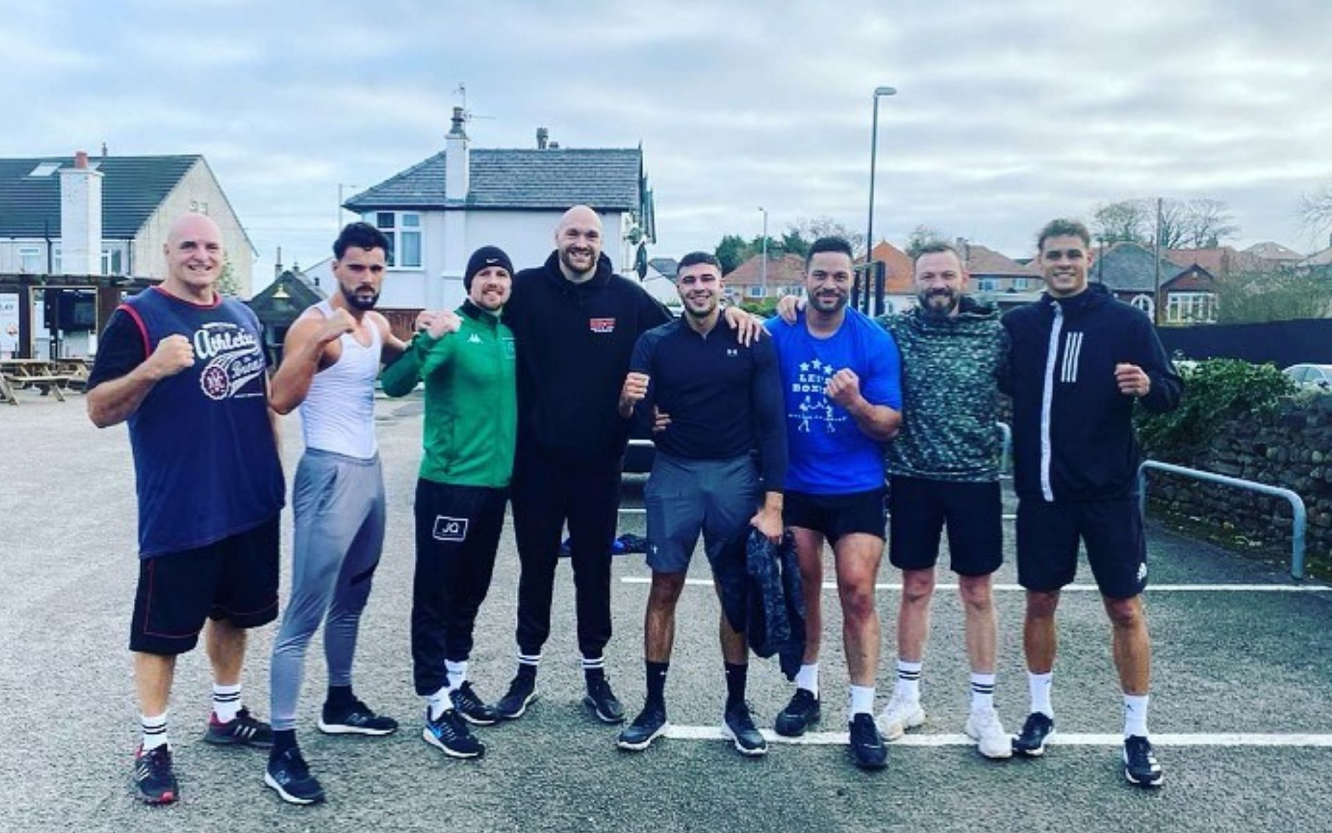 Tommy Fury fight camp for Jake Paul [Image courtesy: @gypsyking101 on Instagram]