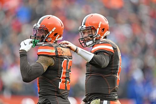 Cleveland Browns QB Baker Mayfield and Odell Beckham Jr.