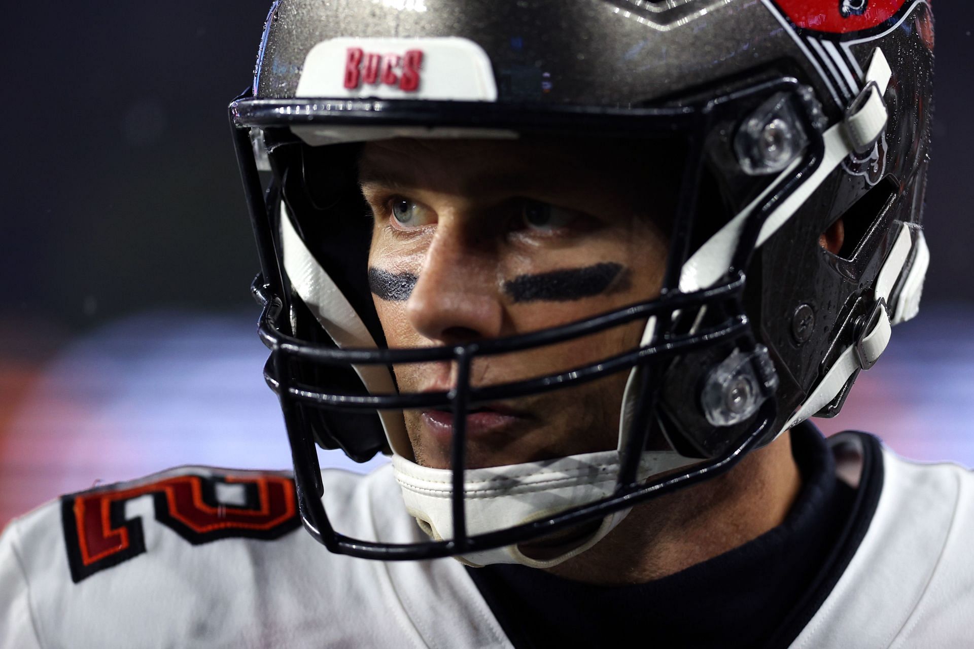 Tom Brady of Tampa Bay Buccaneers v New England Patriots