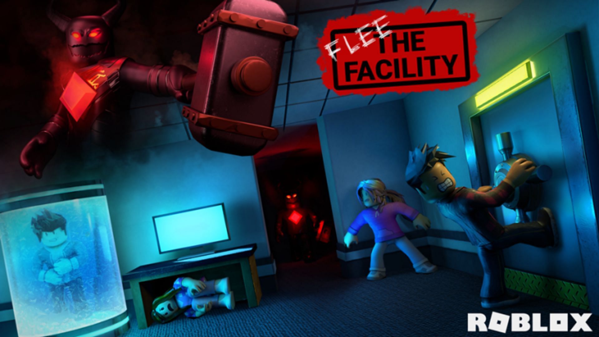Teamwork is necessary in Flee the Facility (Image via Roblox)
