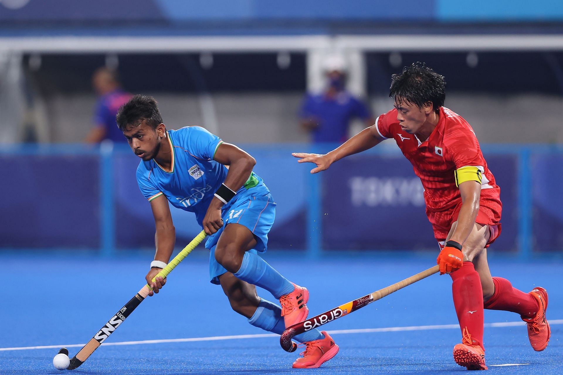 Vivek Sagar Prasad (in blue) will lead India&#039;s title defense.