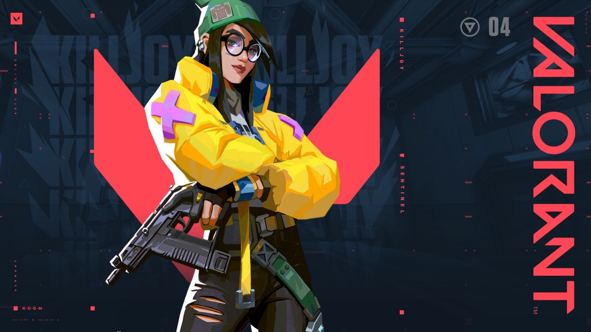 Killjoy, the German Valorant agent from Sentinel class (Image via Riot Games)