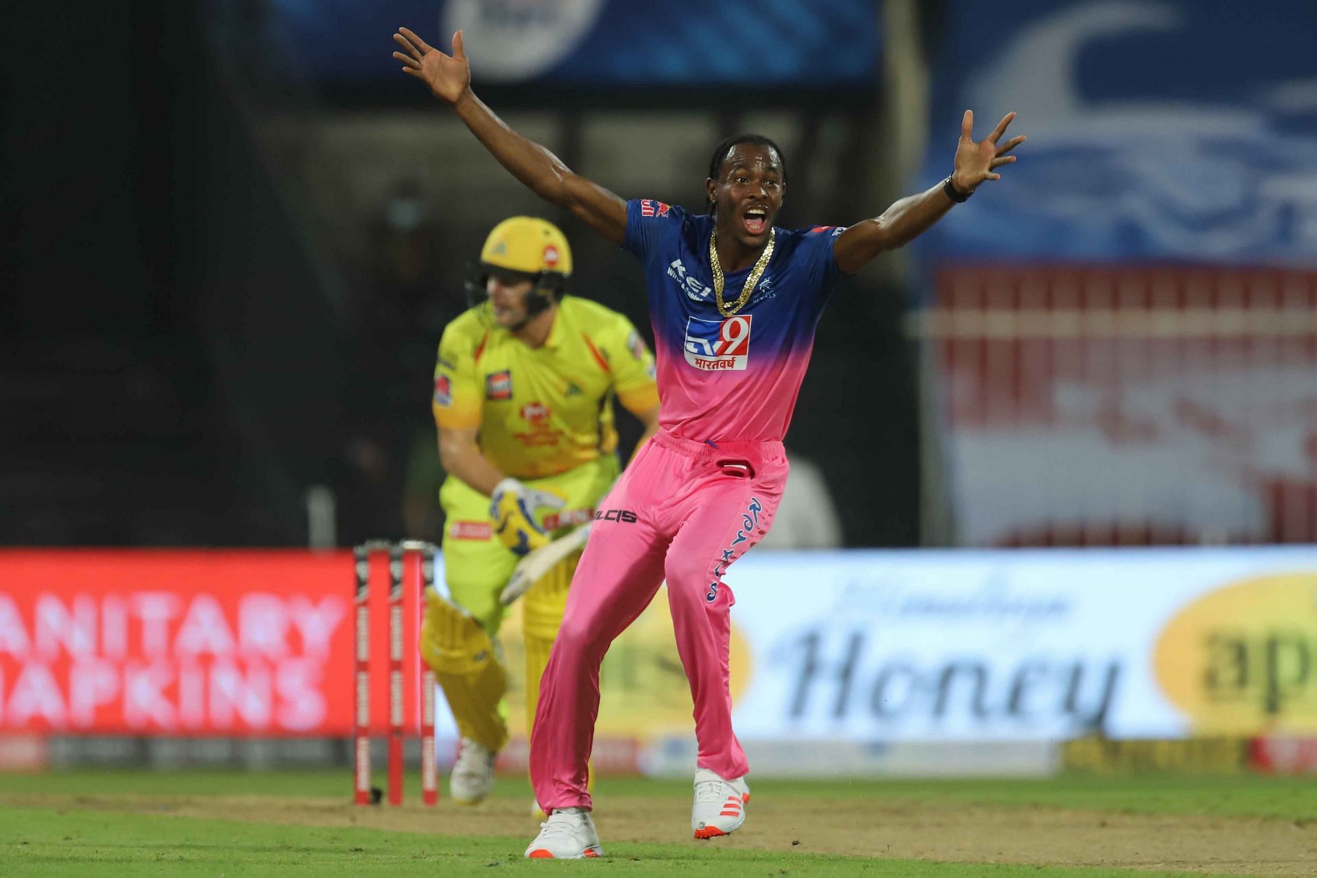 Jofra Archer did not play a single match in IPL 2021 because of injury (Image Courtesy: IPLT20.com)