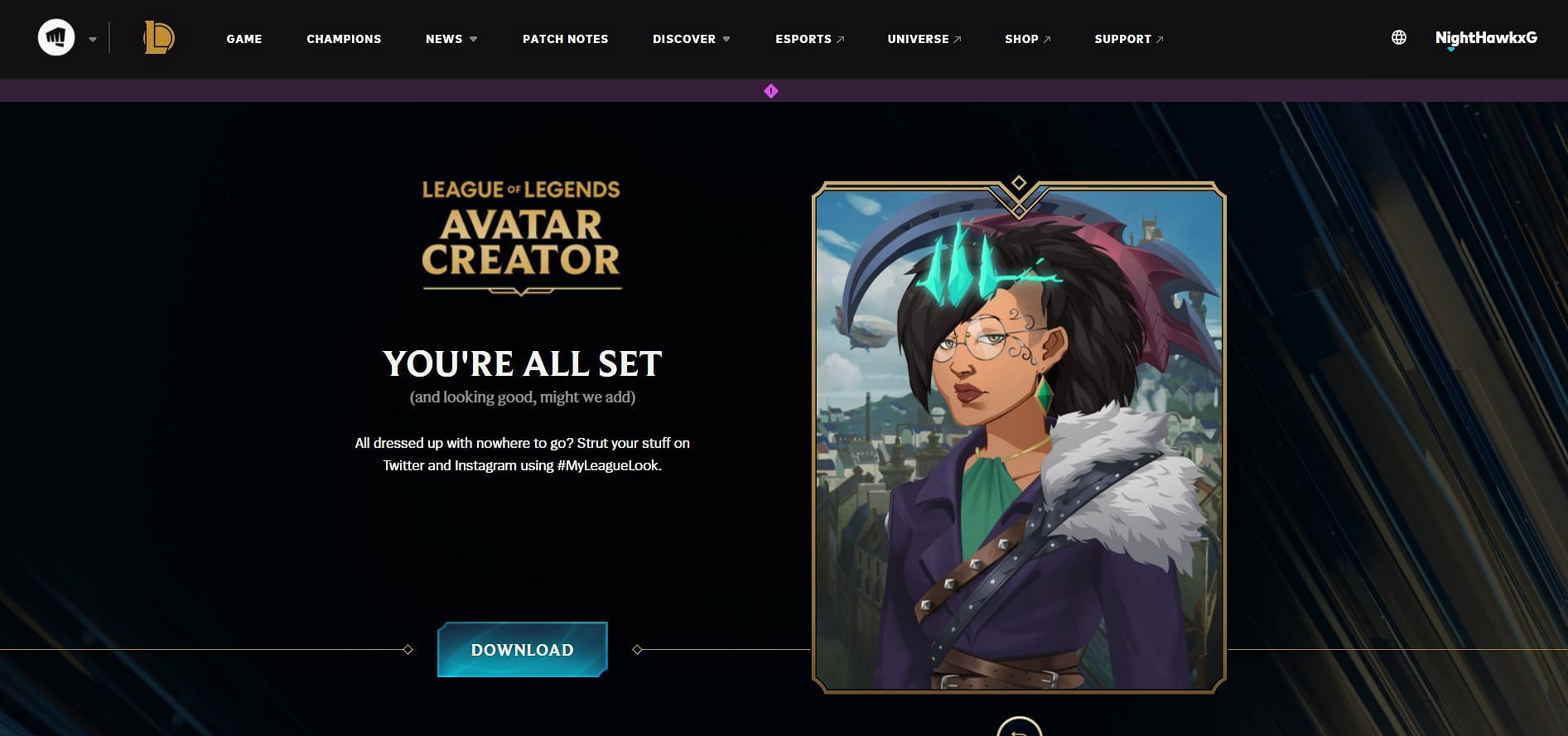 Click on the finish button to finalize (Image via League of Legends)