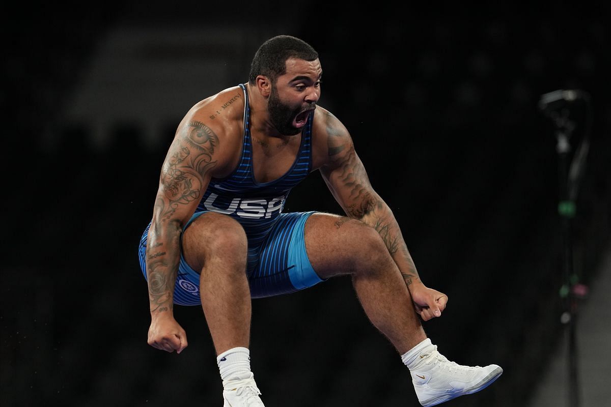 Gable Steveson won the gold medal in freestyle wrestling at Tokyo Olympics