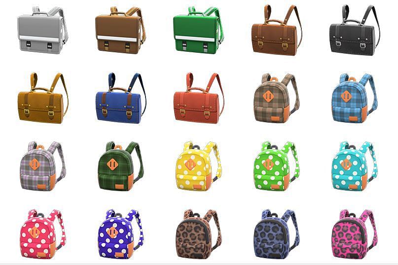 New bags discovered in New Horizons (Image via Animal Crossing world)