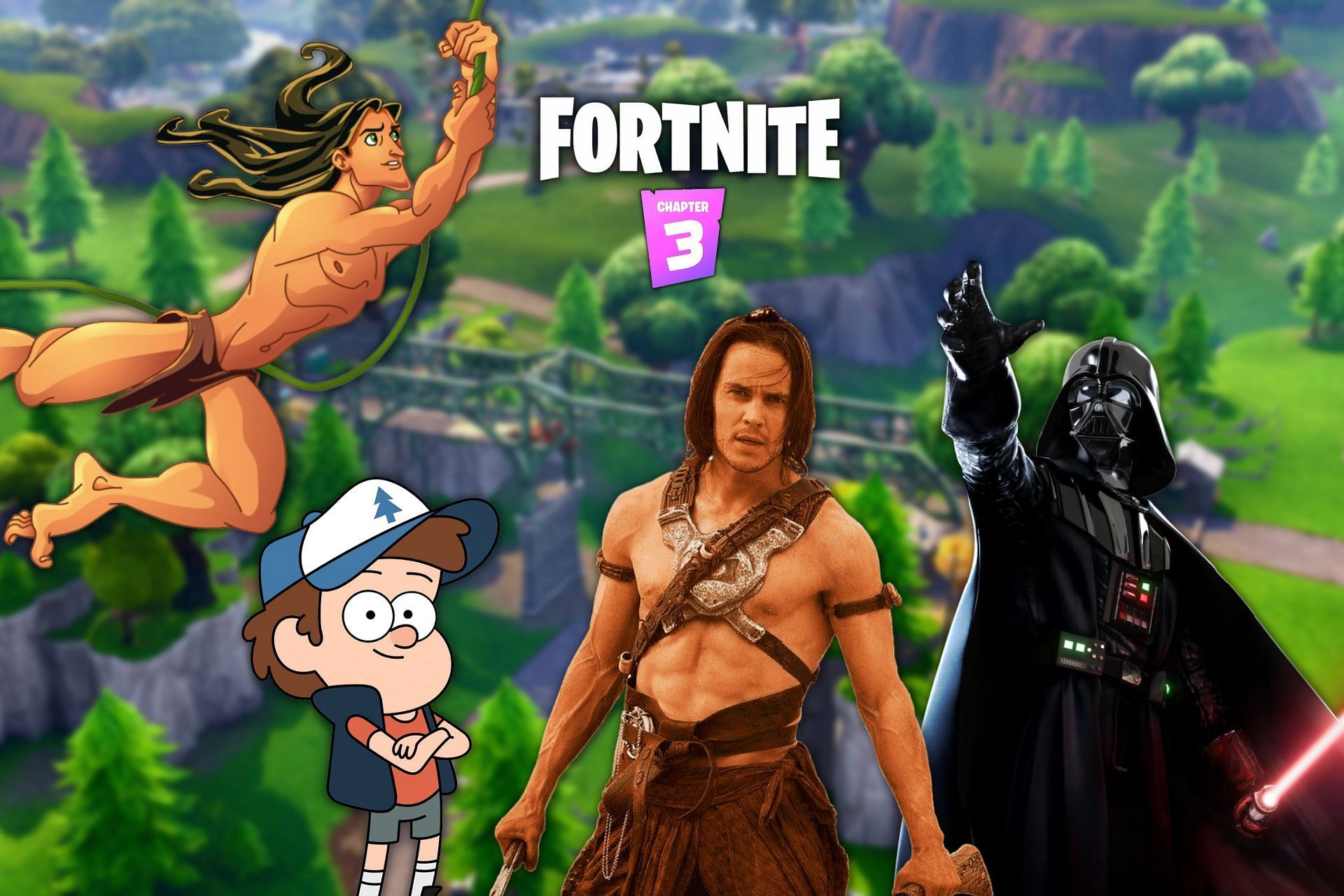 Seeing these characters in Fortnite Chapter 3 would truly be amazing (Image via Sportskeeda)