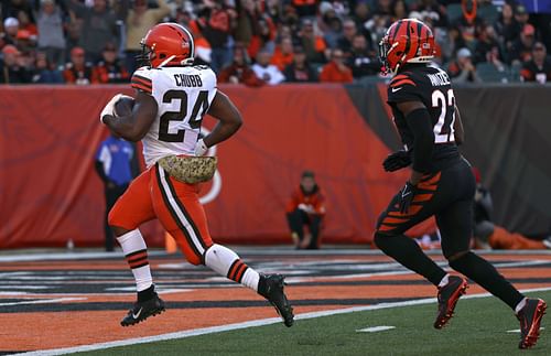 Cleveland Browns running back Nick Chubb