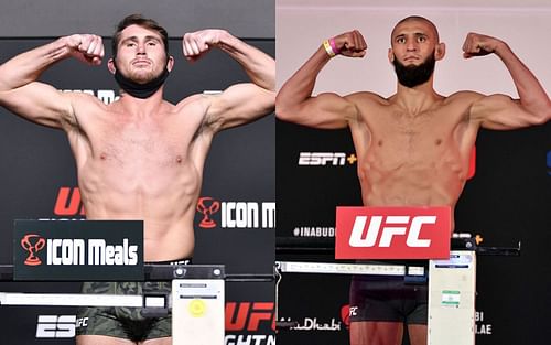 Darren Till (left) & Khamzat Chimaev (right)