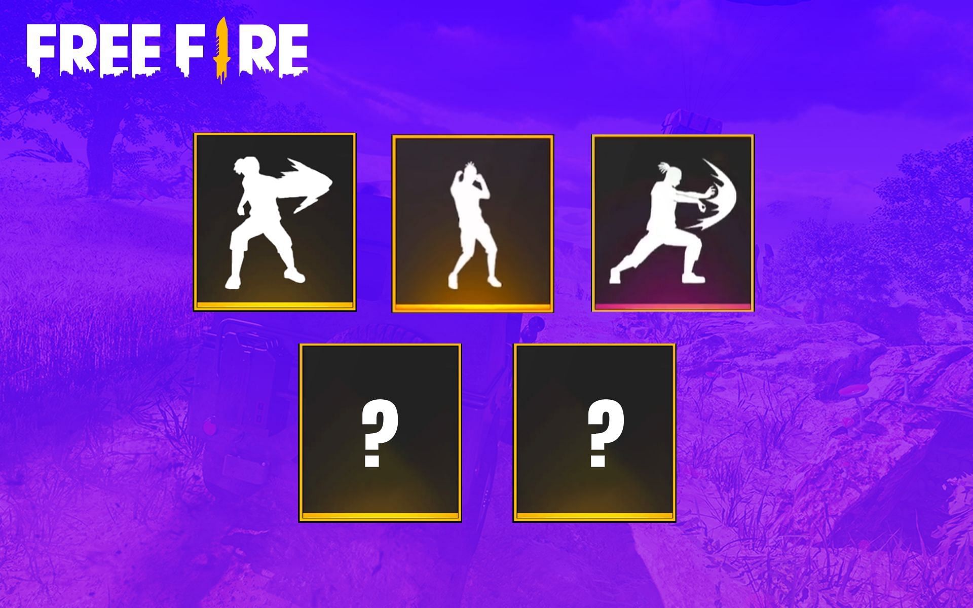 A handful of emotes were released in Free Fire this year (Image via Sportskeeda)