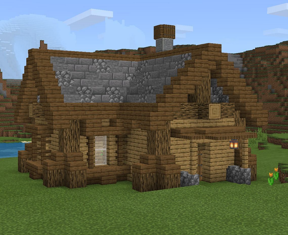 A wooden house (Image via u/KaduPCruvs on Reddit)